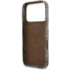 Etui GUESS 4G Script MagSafe do Apple iPhone 17 Pro Max Brązowy