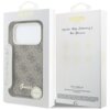 Etui GUESS 4G Script MagSafe do Apple iPhone 17 Pro Max Brązowy