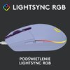 Mysz LOGITECH G102 Lightsync Liliowy