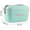 Lodówka POLARBOX Verde Agua Rosa Baby Classic 1830