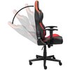 Fotel MAD DOG GCH701R Czarno-czerwony