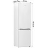 Lodówka BEKO b100 RCSA300K40WN MinFrost EasyPull 181,3cm Biała