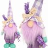 Skrzat wielkanocny SASKA GARDEN Gnom z lawendą Boy Fioletowy 25 cm