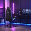 Fotel gamingowy GAMVIS Phantom Large Czarny (białe elementy)