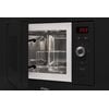 Kuchenka mikrofalowa AMICA AMMB 20E1GB 800W średnica 24.5 cm pojemność 20L Multiwave system Czarny
