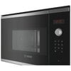 Kuchenka mikrofalowa BOSCH BEL554MS0 SERIA 6 900W średnica 31.5 cm pojemność 25L Autopilot 8 Czarny + inox