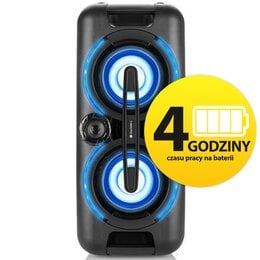 Power audio GOGEN BPS686  Mikrofon Karaoke czarny 