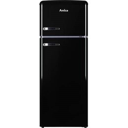 Lodówka AMICA KGC15634S 144cm Czarna Retro 
