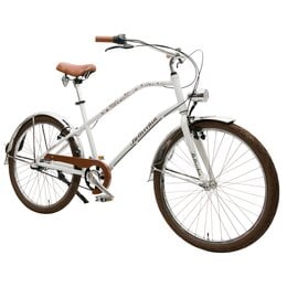 Rower miejski BOTTECCHIA Urban Town 3B 26 cali damski Biały mat 