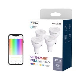 Inteligentna żarówka LED YEELIGHT YLDP004-A 5W GU10 Wi-Fi (4 szt.) 
