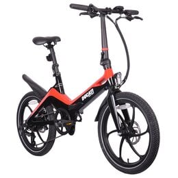 Rower elektryczny DUCATI MG-20 U14 20 cali Czarno-czerwony 