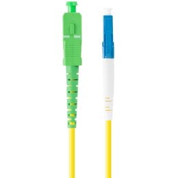 Kabel patchcord LANBERG FO-LUSA-SS11-0050-YE 5 m 