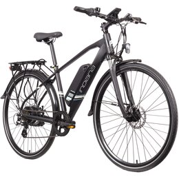 Rower elektryczny INDIANA E-Trekking 1.0 M17 28 cali Czarno-niebieski 