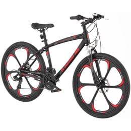 Rower górski MTB INDIANA X-Rock 3.6 M17 26 cali męski Czarno-czerwony 