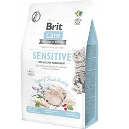 Karma dla kota BRIT CARE Cat Grain Free Sensitive Owady i śledź 2 kg 