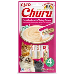 Przysmak dla kota INABA Churu Tuńczyk z krewetkami (4 x 14g) 