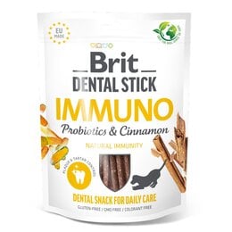 Przysmak dla psa BRIT Dental Stick Immuno Probiotics & Cinnamon 251 g 