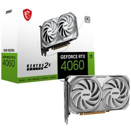 Karta graficzna MSI GeForce RTX 4060 Ventus 2X White OC 8GB DLSS 3 