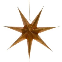 Gwiazda CHRISTMAS DECORATION 60 cm Złoty 