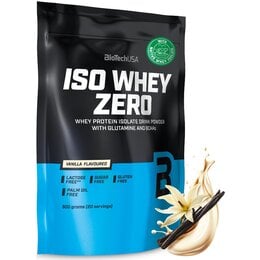 Odżywka białkowa BIOTECH Iso Whey Zero Waniliowy (500 g) Bez cukru i laktozy 