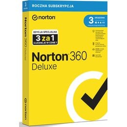 Antywirus NORTON 360 Deluxe 25GB 3 URZĄDZENIA 1 ROK Kod aktywacyjny 