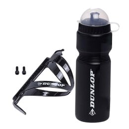 Bidon DUNLOP 275085 750 ml Czarny + Koszyk 