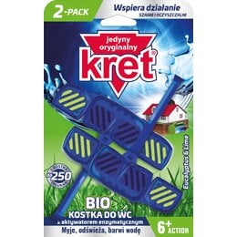 Kostka do WC KRET Eucalyptus&Lime 2x40g 