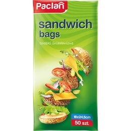 Torebki śniadaniowe PACLAN 136003 (50 sztuk) 