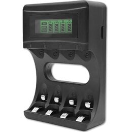 Ładowarka QOLTEC 50654 do akumulatorków Ni-Mh i Ni-Cd typu R03/AAA R6/AA 