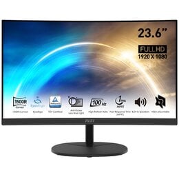 Monitor MSI Pro MP2412C 23.6" 1920x1080px 100Hz 1 ms [MPRT] Curved 