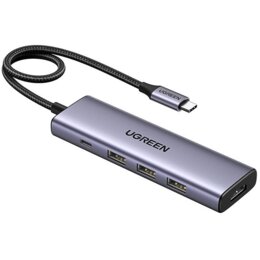 Hub UGREEN Revodok CM511 USB Typu C, Pasywny 