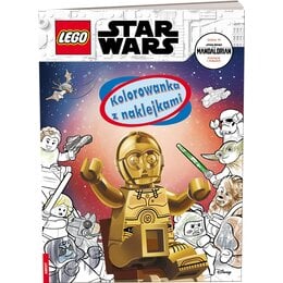 Kolorowanka LEGO Star Wars z naklejkami NA-6303 (okładka miękka) 