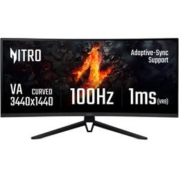 Monitor ACER Nitro ED343CURHbmiippx 34" 3440x1440px 100Hz 1 ms [VRB] Curved 