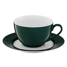 Zestaw filiżanek AMBITION Aura Green 220 ml (12 elementów) Zielony 