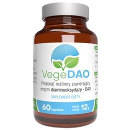 Suplement VEGEDAO dla osób z nietoleranjcą histaminy (60 kapsułek) 
