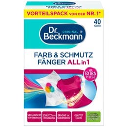 Chusteczki do prania DR BECKMANN 3w1 wyłapujące kolor i brud (40 sztuk) 