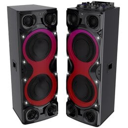 Power Audio MANTA MINOS PRO, 800W, Bluetooth, Mikrofon bezprzewodowy w zestawie, Tryb X-BASS, Wejście mikrofonowe 