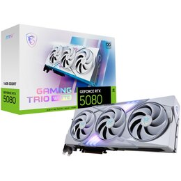 Karta graficzna MSI GeForce RTX 5080 Gaming Trio OC White 16GB DLSS 4 