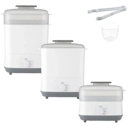 Sterylizator parowy ALECTO BF-55 3w1 Biały 