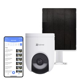 Kamera EZVIZ HB8 Lite Zewnętrzna, Wi-Fi, Kamera obrotowa + Panel solarny 