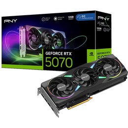 Karta graficzna PNY GeForce RTX 5070 ARGB Epic-X Overclocked Triple Fan 12GB DLSS 4 