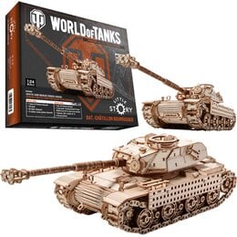 Zabawka drewniana LITTLE STORY World of Tanks 3D Czołg Bat.-Chatillon Bourrasque (763 elementy) 