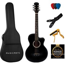 Gitara akustyczna MUSICMATE MM-G20 MoonMelody Czarny 