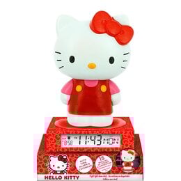 Budzik z lampką nocną KIDS EUROSWAN Hello Kitty 3D HK50198 