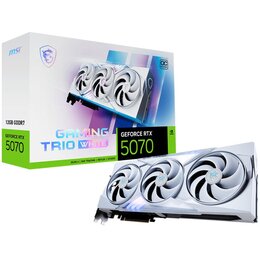 Karta graficzna MSI GeForce RTX 5070 Gaming Trio OC White 12GB DLSS 4 
