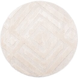Dywan MULTIDECOR Pisa 507907 160 x 160 cm Kremowy 
