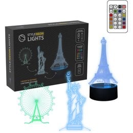 Lampka LED MANTA Style Neon Lights Budowle SNL125RGB 