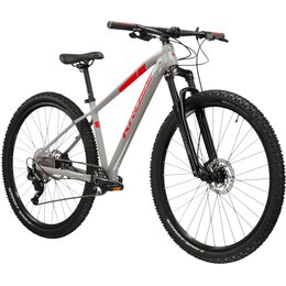 Rower górski MTB KROSS Level 4.0 M17 Guli 29 cali męski Szaro-czerwony 