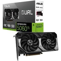 Karta graficzna ASUS GeForce RTX 5060 Ti Dual OC 16GB DLSS 4 