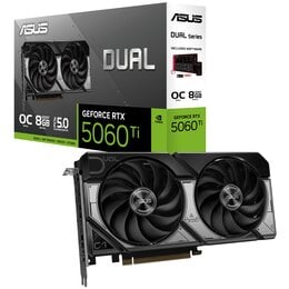 Karta graficzna ASUS GeForce RTX 5060 Ti Dual OC 8GB DLSS 4 